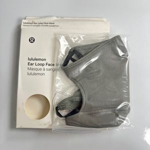 Lululemon Grey Sage Ear Loop Face Mask